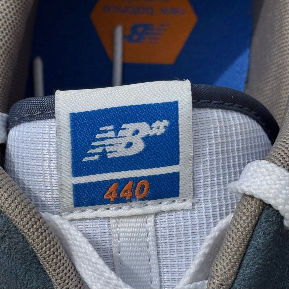 New Balance Numeric 440 Men’s Size 13 Blue Orange Skate Shoes NM440WON Gum Sole - Picture 5 of 11